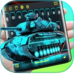 Logo of Tank Army Neon Keyboard android Application 